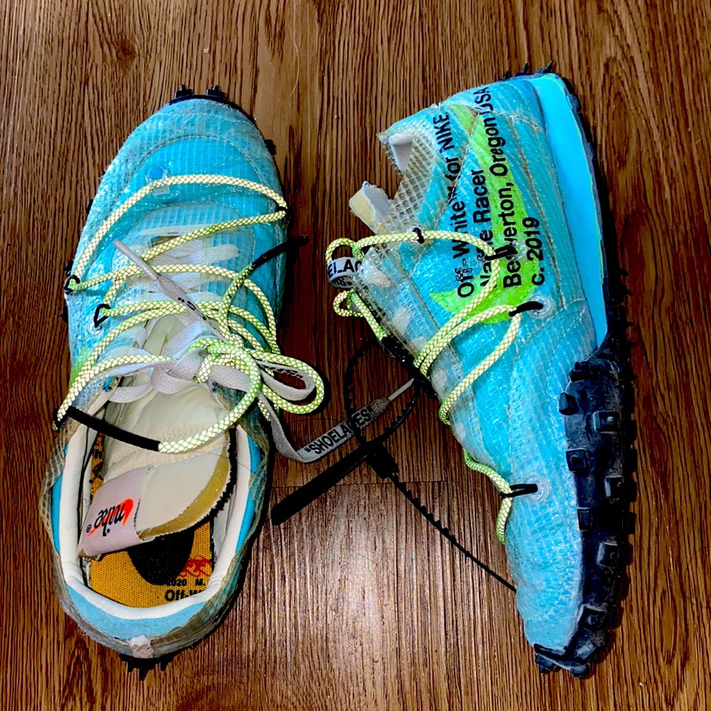 Nike Off- White W Waffle Electric Green